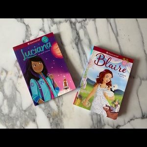 Blaire & Luciana (2) American Girl of the Year Books